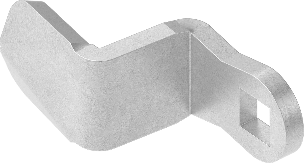 Cam without catch, Steel zinc-plated; 1000-391 Offset h = -20 mm
