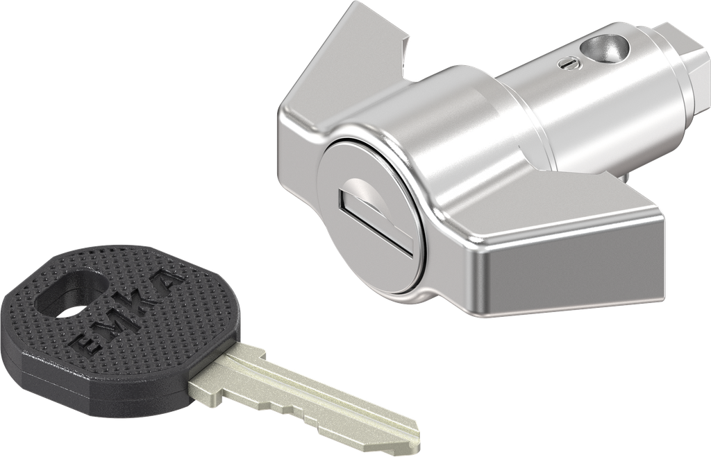 Knevelslot sleutelnummer EK 333, RVS 316