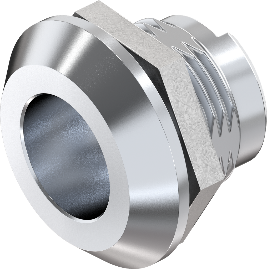 stator moulé, zamak chromé