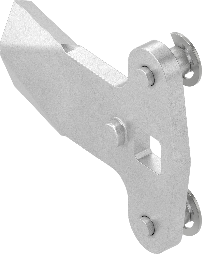 Vleugellip, Staal verzinkt