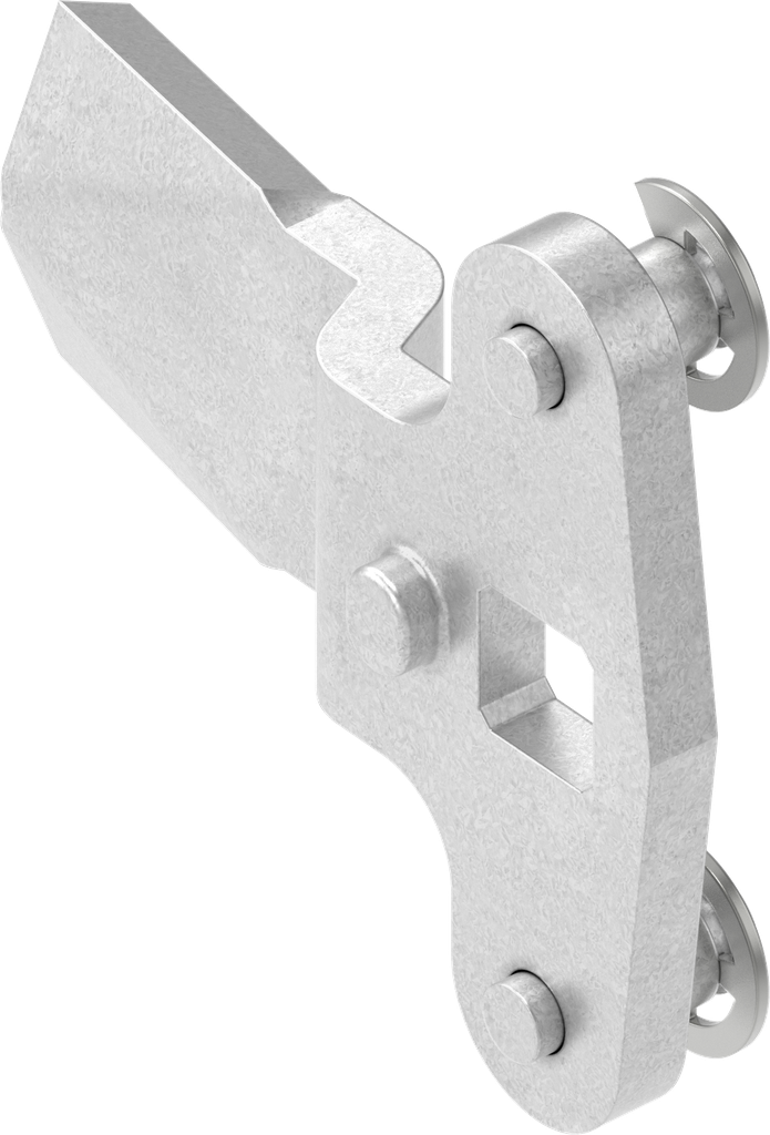 3-Point cam, Steel zinc-plated; 1000-U29 Offset h = 6 mm
