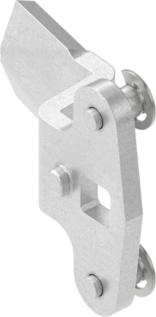 3-Point cam, Steel zinc-plated; 1000-U36 Offset h = 17 mm