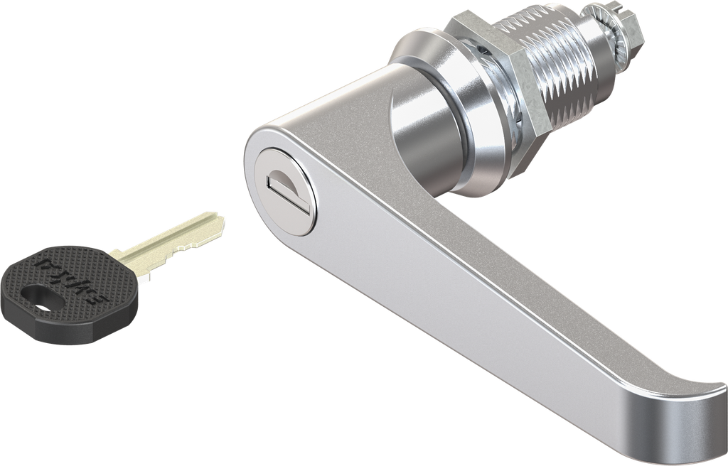 Klinkengriff-Vorreiber Schließung EK 333, GD-Zn verchromt