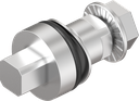 Inserto quadro 7, acciaio inox AISI 303