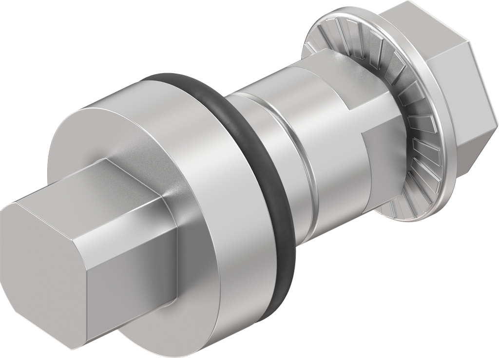 Inserto quadro 8, acciaio inox AISI 303