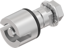 Inserto doble barra 5, acero inoxidable AISI 303