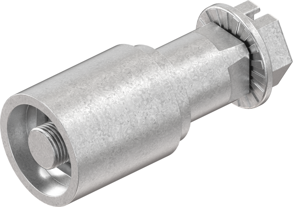 Adapter, Zamak onbehandeld