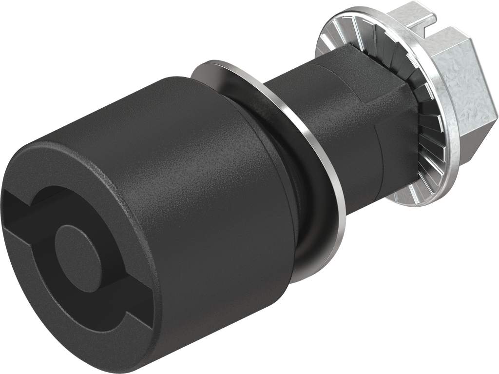 Insert double bit 5, Polyamide 66 GF 50 black; 1000-U188-N