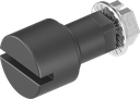 Inserto taglio 2x4, poliammide 66 GF 50 nero