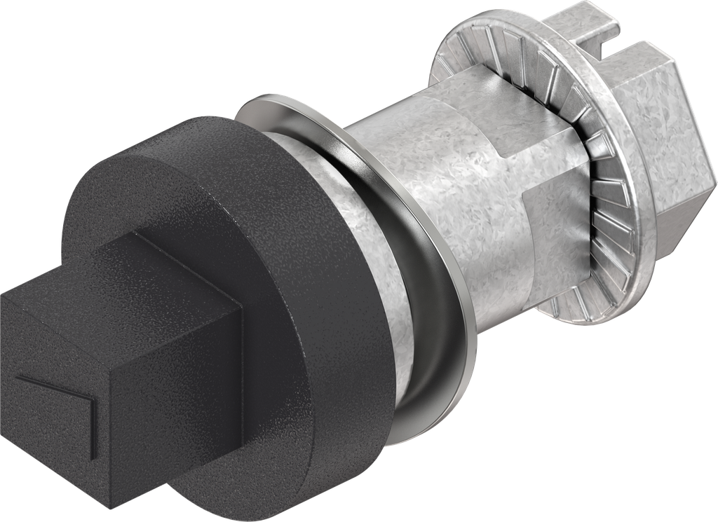 rotor carré 7, zamak époxy noir