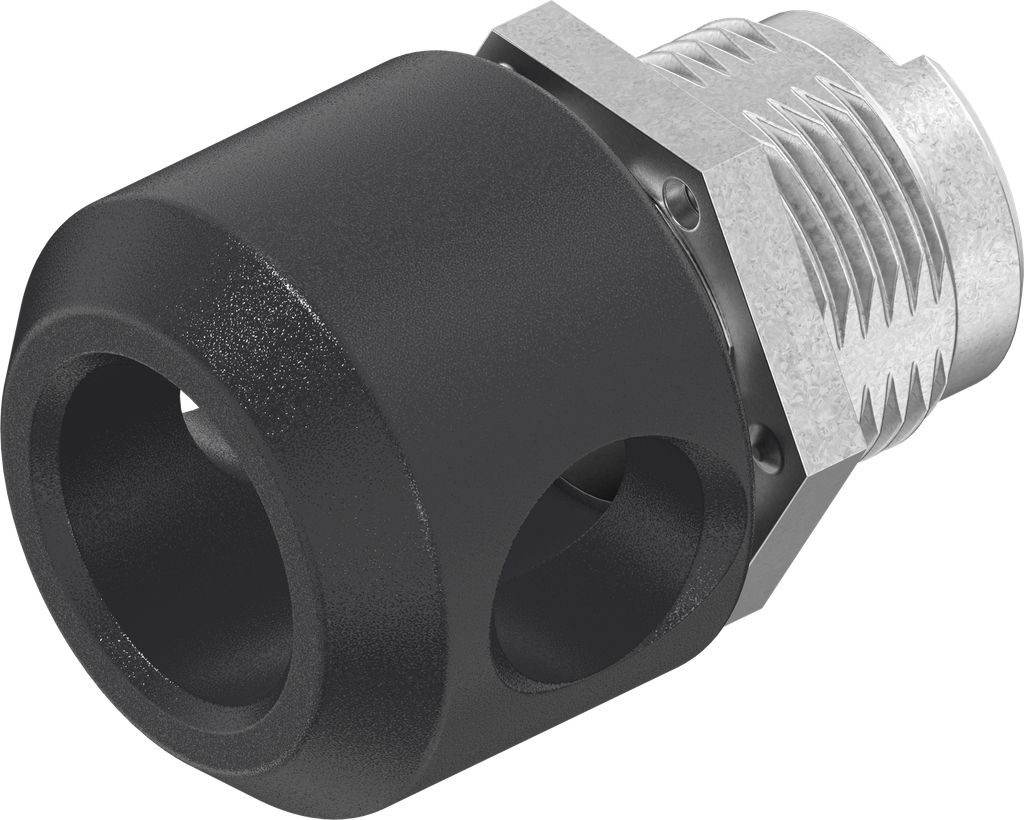 Housing for padlock, Zinc die black powder-coated