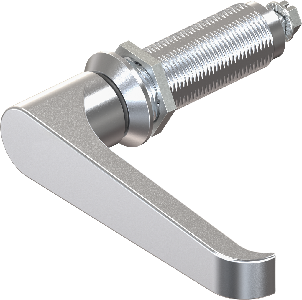 ナカムラ L-handle quarter turn, non-keyed, Zinc die chrome-plated; 1000