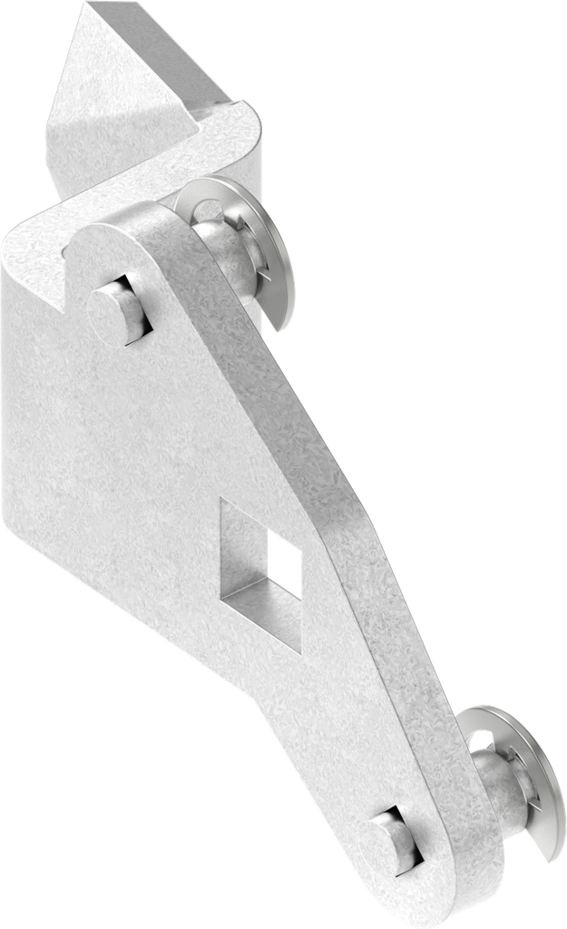 3-Point cam, right version, Steel zinc-plated