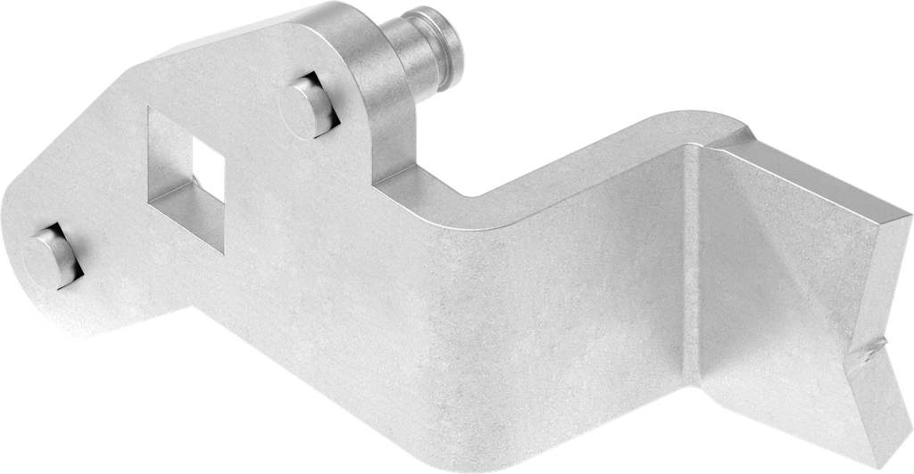 3-Point cam, left version, Steel zinc-plated