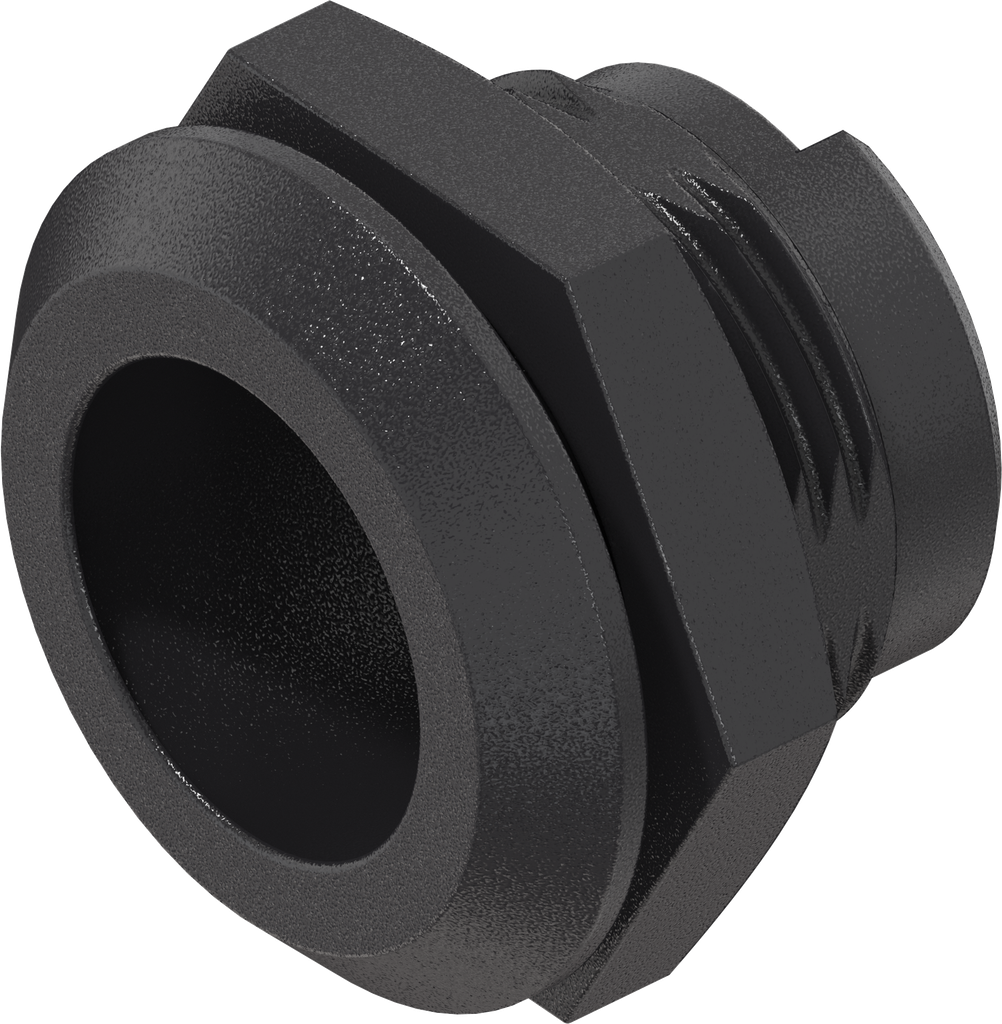 Carcasa, poliamida GF negro