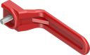Maniglia interna, poliammide rosso