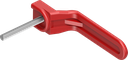 Binnengreep, polyamide rood