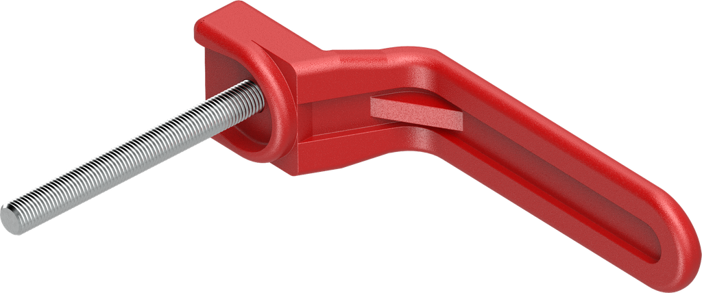 Inside handle, Polyamide red