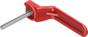 Maniglia interna, poliammide rosso