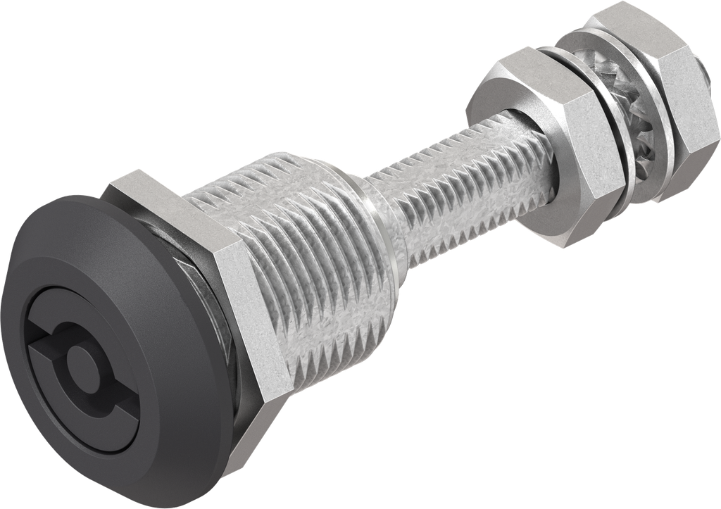 Compression latch with adjustable cam height, double bit 5, Zinc