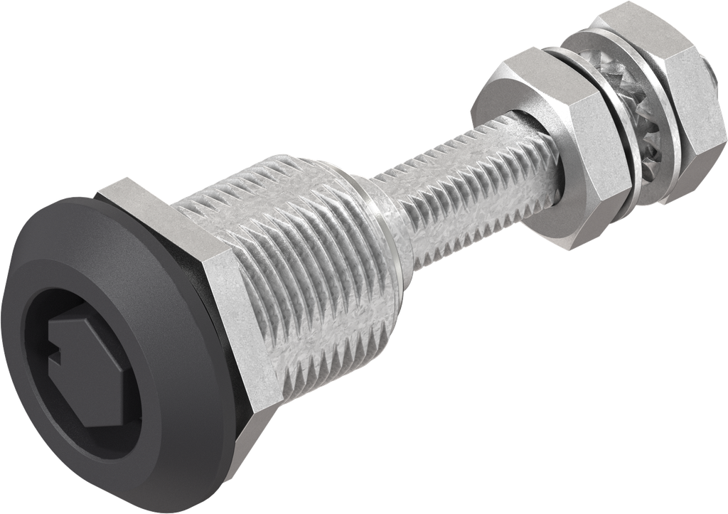 Compression latch with adjustable cam height, hexagon male SW 11.1