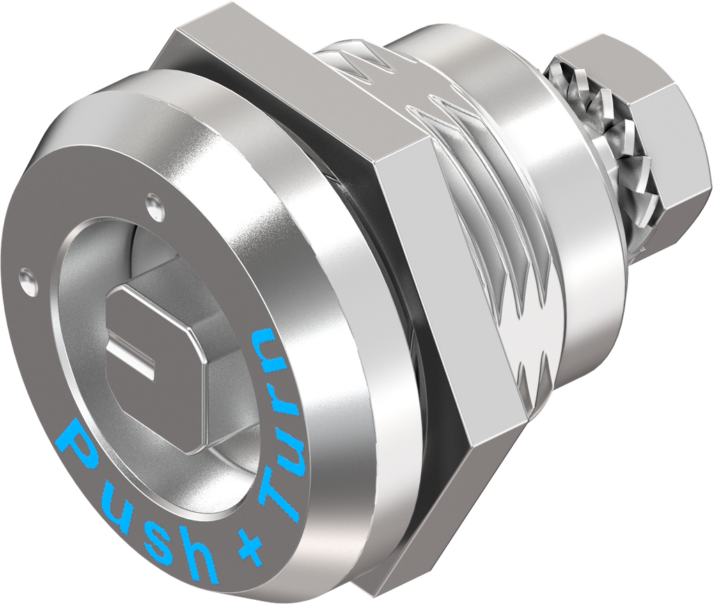 Trilvast slot vierkant 8, RVS 316