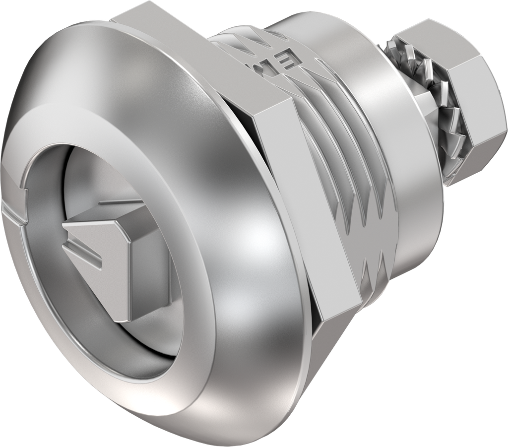 verrou à compression triangle 8, inox AISI 316