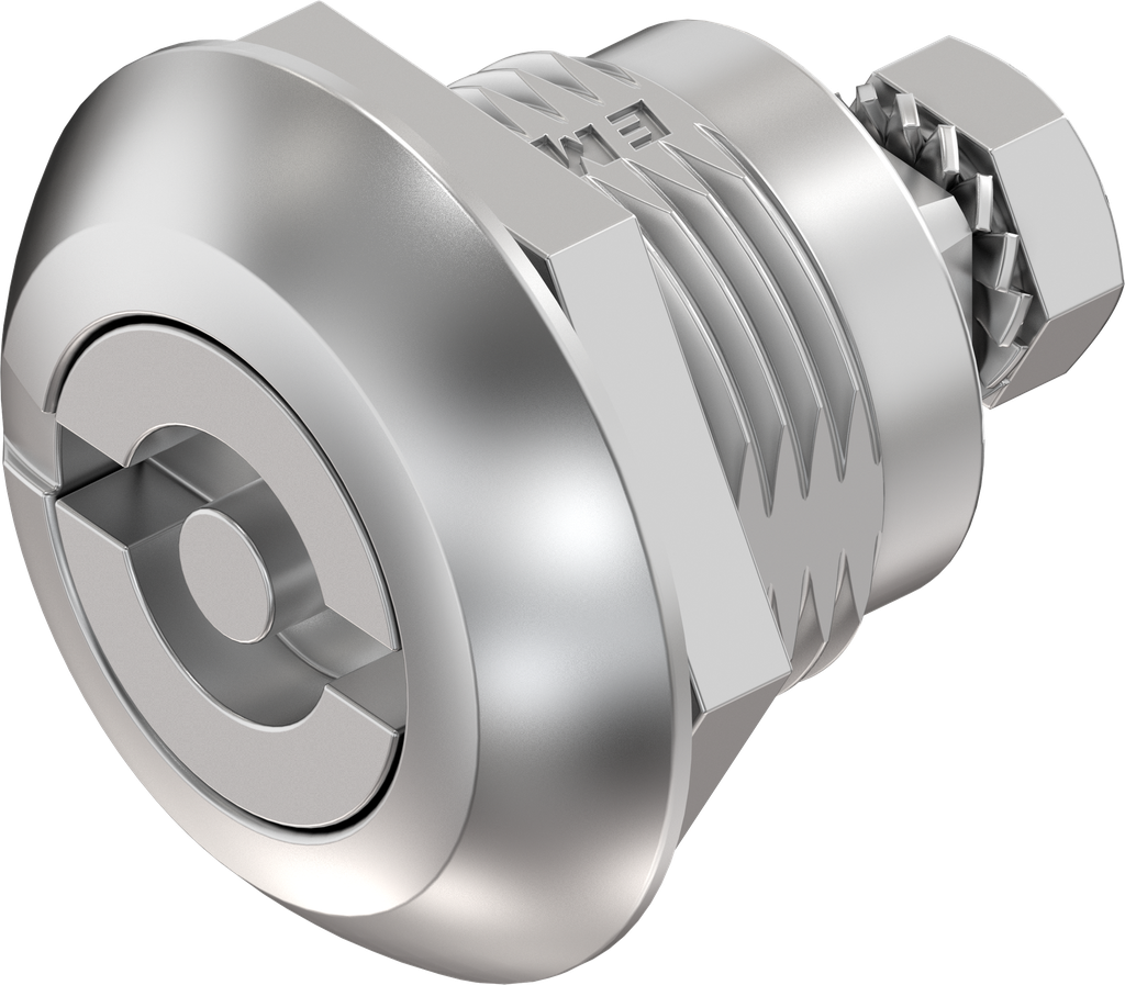 Chiusura 1/4 di giro a compressione doppia aletta 5, acciaio inox AISI 316