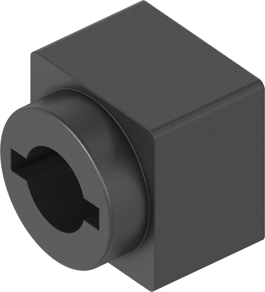 Scatola per doppia aletta, ABS nero