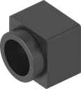 Guía de llave para cuadradillo y triángulo, ABS negro