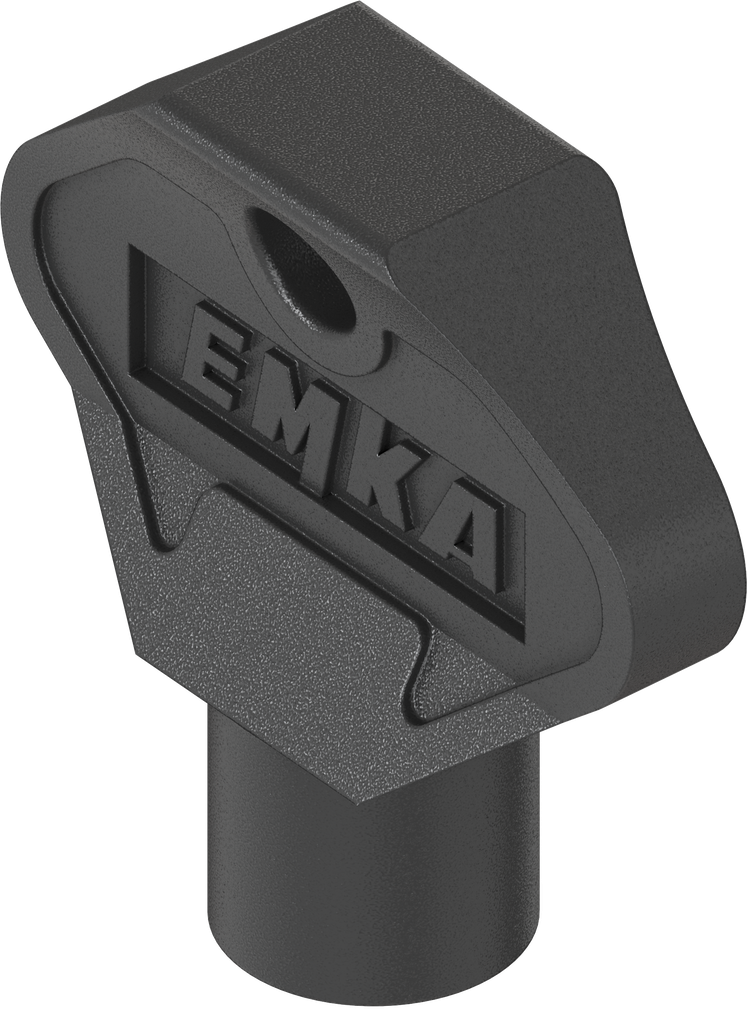 Llave para inserto cuadradillo 6, poliamida GF negro