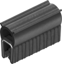Dichtprofil selbstklemmend, Moosgummi EPDM; Klemmprofil EPDM 65 ± 5 Shore A schwarz