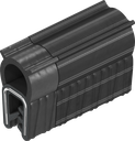 Guarnizione CEM autobloccante, gomma spugnosa morbida EPDM con rivestimento rotondo conduttore