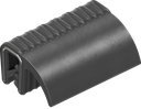 Guarnizione autobloccante, gomma spugnosa EPDM; profilo autobloccante EPDM 65 ± 5 Shore A nero