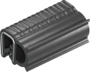 Guarnizione autobloccante, gomma spugnosa NBR; profilo autobloccante NBR 60 ± 5 Shore A nero