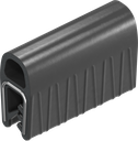 Guarnizione autobloccante, gomma spugnosa EPDM; profilo autobloccante EPDM 65 ± 5 Shore A nero