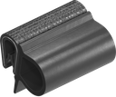 Guarnizione autobloccante, gomma spugnosa EPDM; profilo autobloccante PVC 70 ± 5 Shore A nero