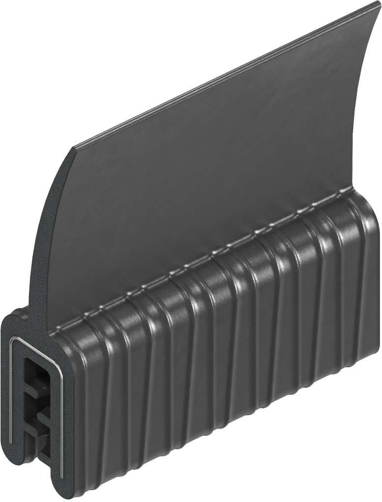 Perfil de junta para montaje a presión, EPDM 60 ± 5 Shore A negro