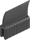 Perfil de junta para montaje a presión, EPDM 60 ± 5 Shore A negro