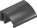 Perfil de junta para montaje a presión, EPDM 60 ± 5 Shore A negro