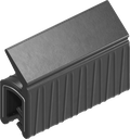 Dichtprofil selbstklemmend, Moosgummi EPDM; Klemmprofil EPDM 60 ± 5 Shore A schwarz