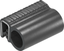 Afdichtprofiel zelfklemmend van brandwerende materiaal, Sponsrubber EPDM; klemprofiel EPDM 65 ± 5 Shore A zwart