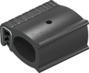 Dichtprofil selbstklemmend aus Brandschutzmaterial, Moosgummi EPDM; Klemmprofil Moosgummi EPDM schwarz