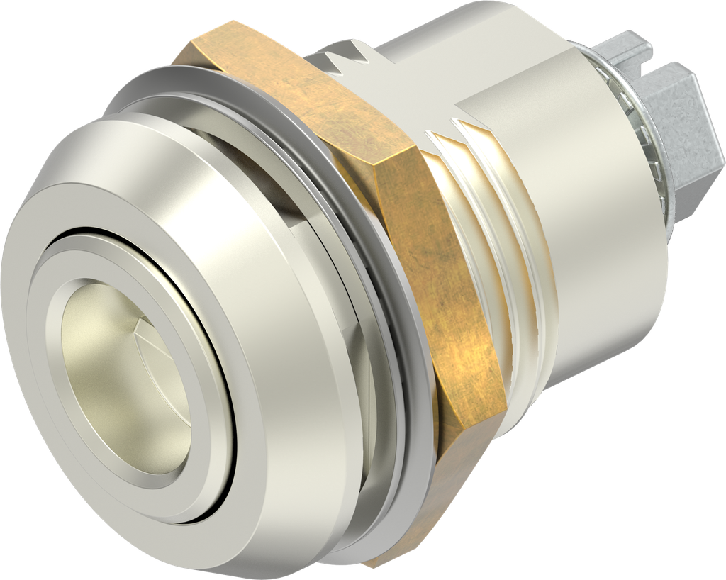 Quarter turn with built-in option slot 2 x 2.5 coinproof, Zinc die ...