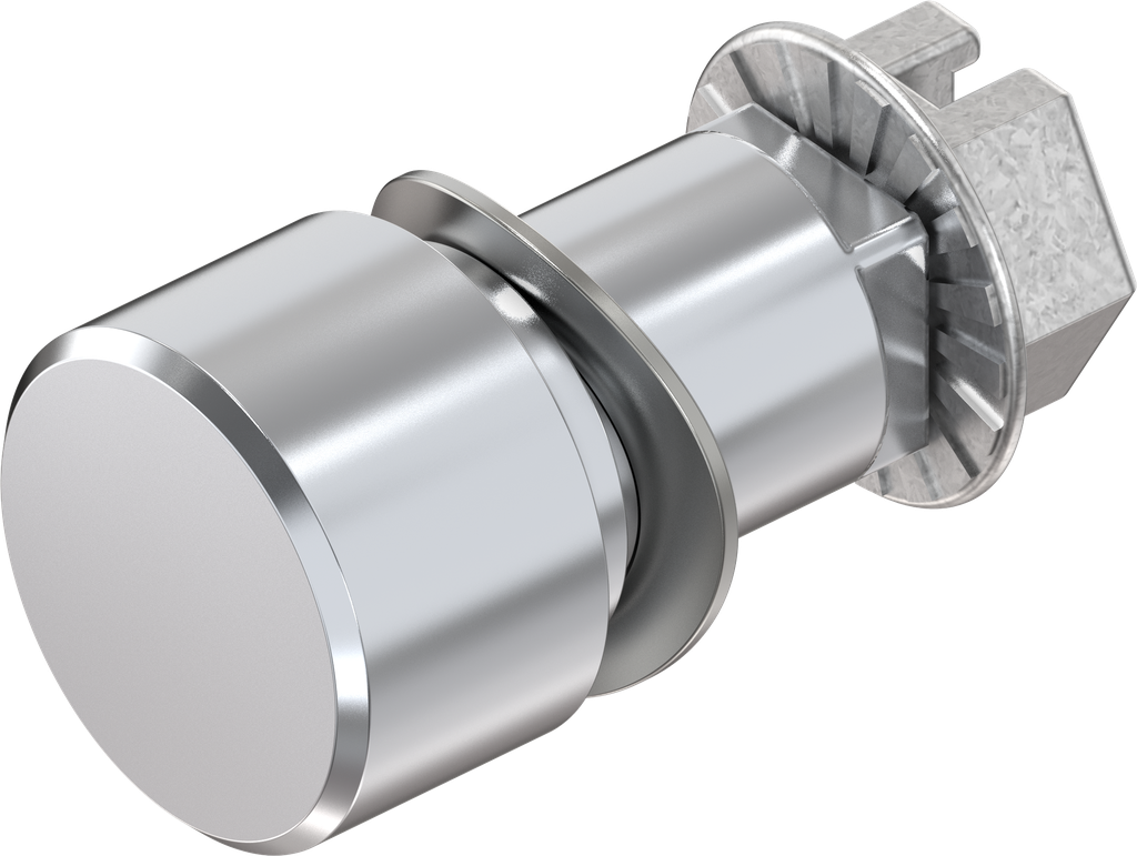 Insert blind, Zinc die chrome-plated