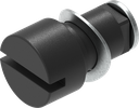 Inserto taglio 1,5x3, poliammide 66 GF 50 nero