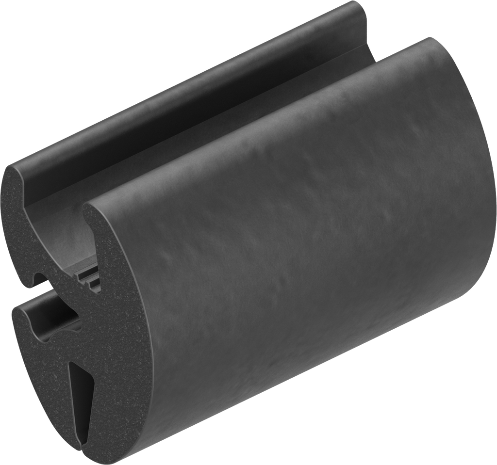 Klemmprofil, EPDM 75 ± 5 Shore A schwarz