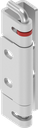 Cerniera 125° con spina fissa, acciaio inox AISI 304
