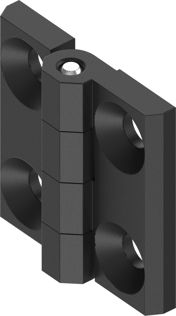 P ELICAN 180F 180° Hinge, Zinc die chrome-plated; 1056-U5