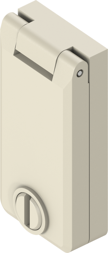 capotage pour trou rond Ø 22,5, polyamide gris silex